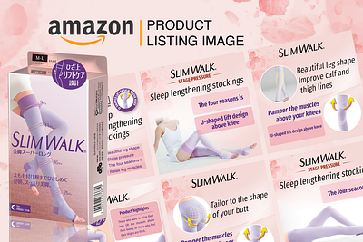 Amazon Listing Image I Product information SLIMWALK graphic design