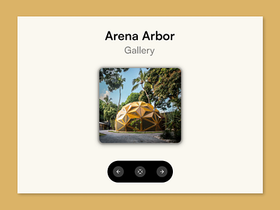 Conjecture 014: Gallery UI, Arena Arbor design framer design framer website ui ui design website design