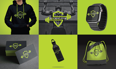 GYM LOGO $ BRANDING 3d branding design graphic design illustration logo typography ui ux vector