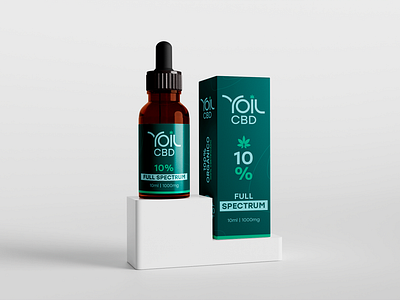 Yoil CBD app branding design graphic design label logo package packaging typography ui ux vector