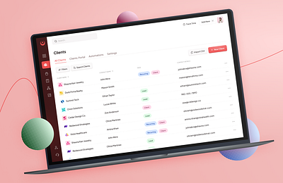 Obizvious SaaS UI - CRM app clean concept crm dashboard design modern saas ui ui design ux