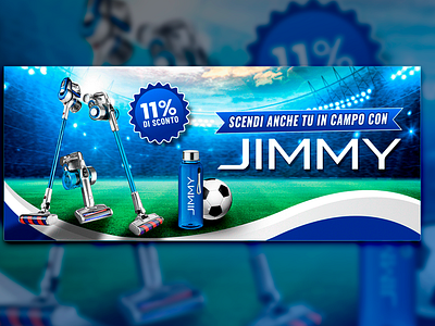 JIMMY Social Media Ad ad banner branding design graphic design header marketing product social media