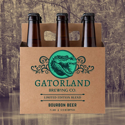 Gatorland Brewing Co. Bourbon Beer copyrighting