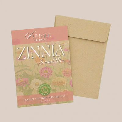 Summer Seed Co. Zinnia Annual Mix copyrighting