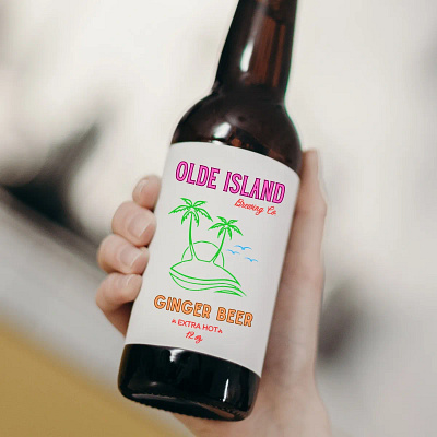 Olde Island Brewing Co. Ginger Beer copyrighting