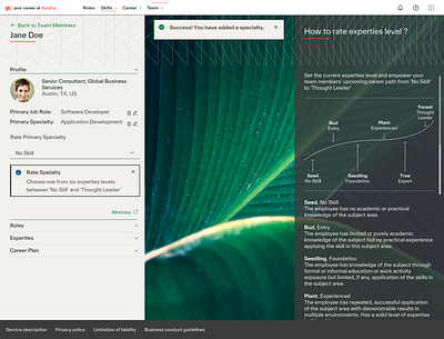 Your Carrier HR app update and redesign carbon design system enterprise hr human resources ibm research ux design