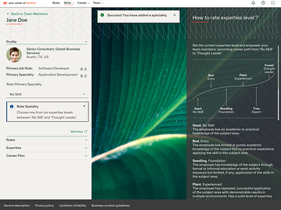 Your Carrier HR app update and redesign carbon design system enterprise hr human resources ibm research ux design