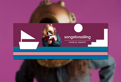 songsforsailing - Banner/Header banner branding cover design graphic design header illustration social media ux vector