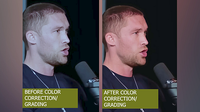 Color correction/Grading graphic design video editing