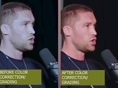 Color correction/Grading graphic design video editing