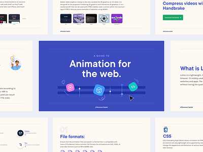 A Guide to Animation for the Web - Deck animation graphic design guide guidline motion graphics tutorials ui video visual design web