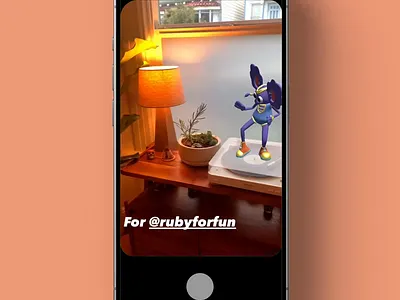 Ruby: Tree Prince AR Filter on Instagram 3d animation ar augmented reality blender blender 3d filter instagram social