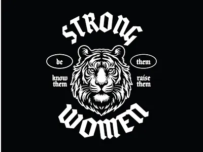 Strong Women Shirt Design apparel design graphic design shirt typography
