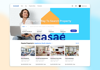 Property finder landing page landing page property ui ui design ux design web design website design