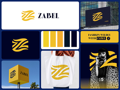 ZABEL-Fashion & Clothing Brand Logo brand brand book brand guideline brand identity branding clothing creative logo design fashion graphic design logo logo design