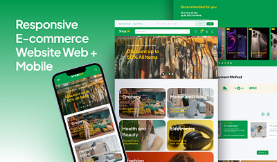 Shop24: Modern, User-Centered E-Commerce Website Design branding e commerce figma interfacedesign landingpagedesign modern productdesign prototyping responsivewebsite ui uidesign uiuxdesign userexperience userinterface uxcasestudy uxdesign uxresearch website websitedesign wireframing