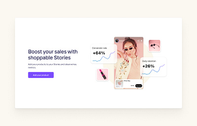 Empty state button clean dashboard data empty empty screen empty state illustration minimal minimalism modern product design saas shoppable shopping story ui ui design web