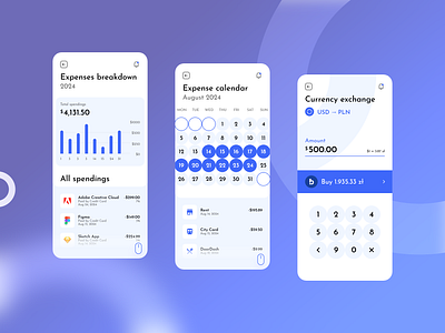 Billio (alternative version: snow) app banking branding design finances fintech funds interface investments mobile mobileapp portoflio ui ux wallet