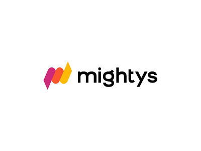 mightys- m letter logo for sale branding design icon logo logo design logodesign m m letter m logo mighty power strength thread twist wring yarn