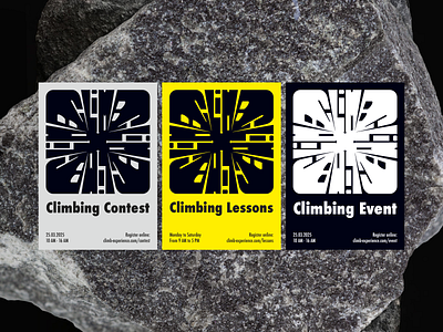 Climb Flyer adventure awaits bold brand design branding climb creative branding creative characters flyer flyer design graphic design graphicdesign kaleidoscope letterform logo type typeface typepattern typography