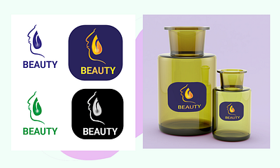 Beauty products with a minimalist logo branding flat logo minimalist modern modern minimalist