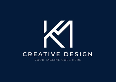 KM Logo Design (Available for SALE!) brand brand identity branding business logo creative design illustration km km icon km logo km vector logo logo design minimal ui