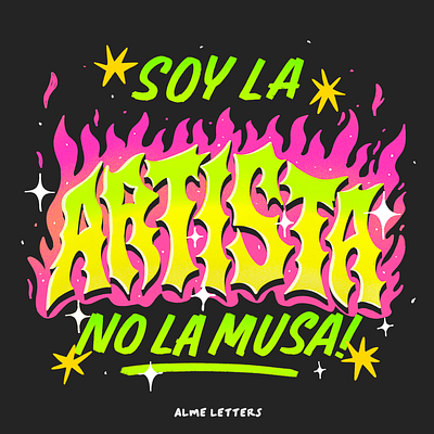 Artista art artista design feminist feminista illustration ilustration lettering