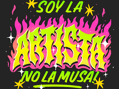 Artista art artista design feminist feminista illustration ilustration lettering