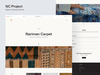 NC Project | Digital Catalog digital catalog responsive design ui ux