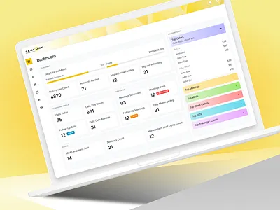 CRM Redesign app clean crm design modern saas software design ui uiux user interface ux uxui