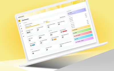 CRM Redesign app clean crm design modern saas software design ui uiux user interface ux uxui