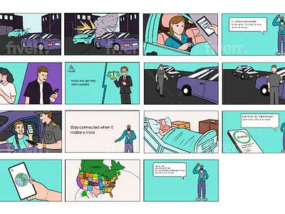 Storyboard catoon character design designs graphic design illustration storyboard vector