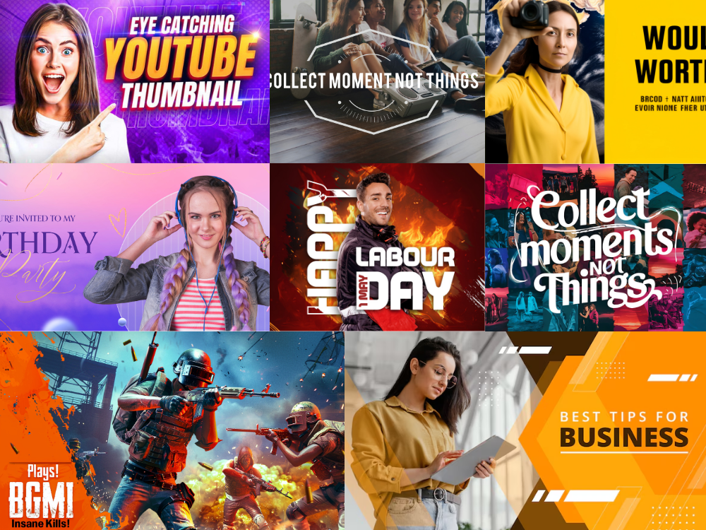 thumbnails designs by Animotions on Dribbble