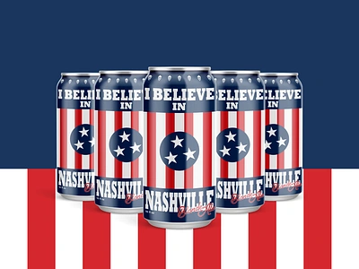 I Believe In Nashville branding packaging