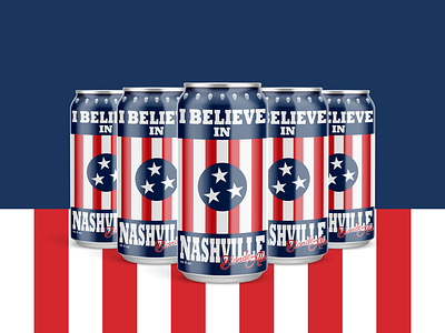 I Believe In Nashville branding packaging