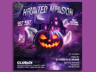 Halloween Flyer Template spooky