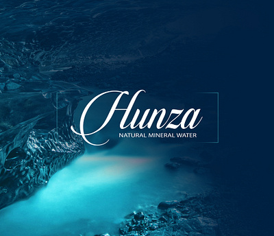 Hunza Natural Mineral Water 3d branding graphic design logo motion graphics