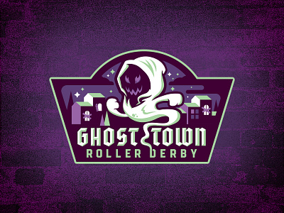 Ghost Town Roller Derby ghost ghoul roller derby