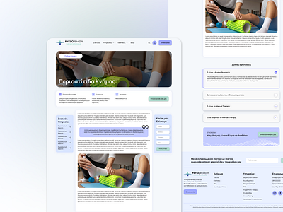 Physio Remedy - Landing Page Design graphic design ui