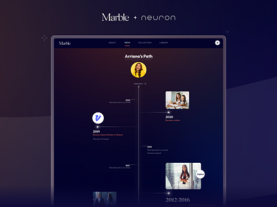 Marble - UX/UI Design interface neuron portfolio product design social media storytelling ui ui design user experience ux ux design web app