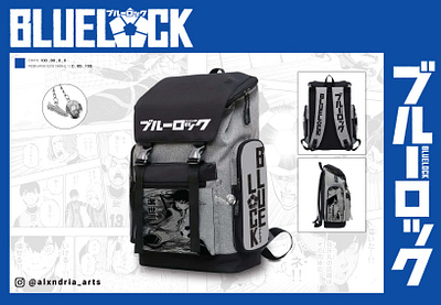 Anime: Bluelock Inspired Backpacks product development design