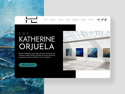 Web KATHERINE ORJUELA arte diseño diseñografico paginaweb tiendaonline ui uxui