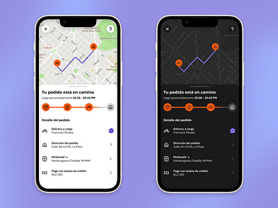 Delivery tracker design ui ux