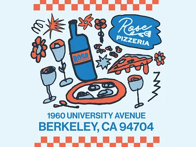 PIZZA, WINE, AND OYSTERS illustration pizza pizzeria t shirt