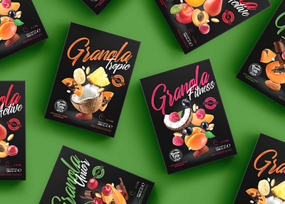 Granola Granovita. Packaging design bars branding colorful fitness food fruit granola graphic design healthy food package packaging design snacks