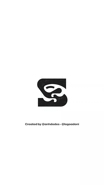 Letter S sloth ready-made logo for sale 3d anhdodes animation branding design graphic design illustration logo logo design logo designer logodesign minimalist logo minimalist logo design motion graphics ui