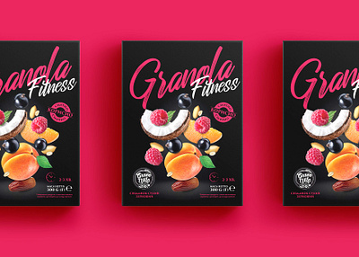 Granola Granovita. Packaging design bars branding colorfull fitness fruit bars granola package graphic design healthy food packaging design snacks