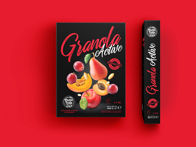 Granola Granovita. Packaging design bars branding fitness fruit granola package graphic design healthy food packaging design