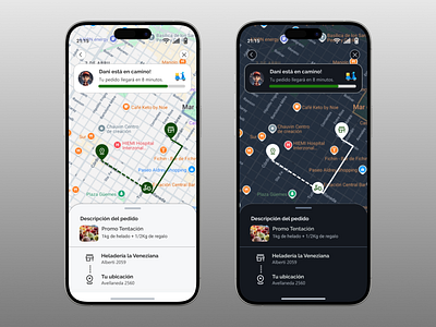 🗺 Delivery tracker delivery deliverytracker diseño figma interfazdeusuario iucampw24 serviceclubdesign ui uicamp uidesigner