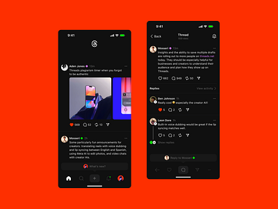 Contextual navigation concept design contextual navigation figma instagram interface meta navigation social media threads twitter ui ux